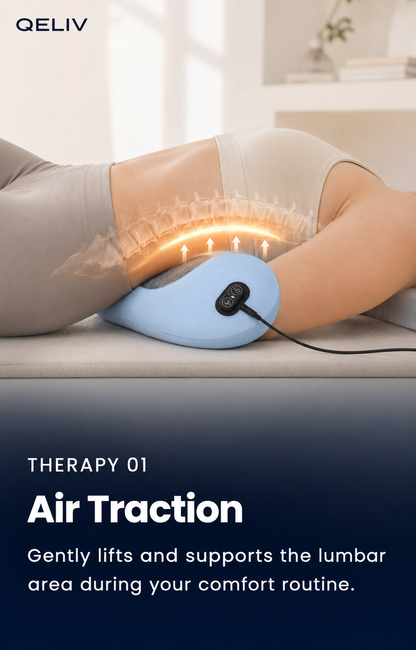 Qeliv™ 3-in-1 Back Massager for Sciatica and Lower Back Pain